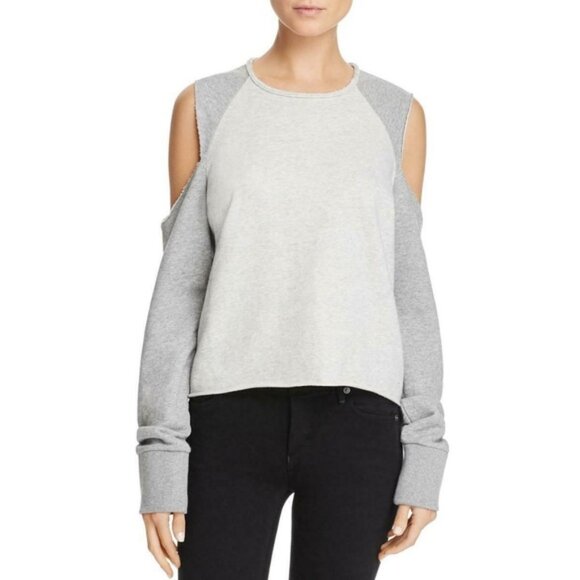 Rag & Bone Jeans Gray Cotton Shirt Sweatshirt - Picture 3 of 8